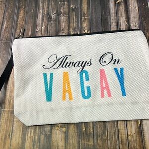 5for$10 Cosmetic Travel Zipper Makeup Bag Always On Vacay Bag